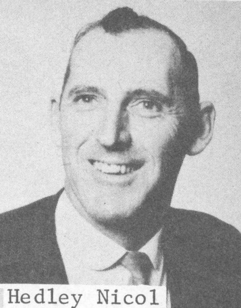 Hedley Nicol 1966.