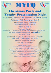 2017 Christmas Party and Trophy Night